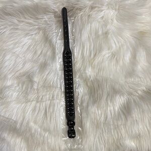 Dog collar -Black Studded Belt